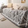 Waterproof Stretch Sofa Cover With Elastic Edges, Stylish Couch Cover For 3-Seater, Reversible Sofa Slipcover