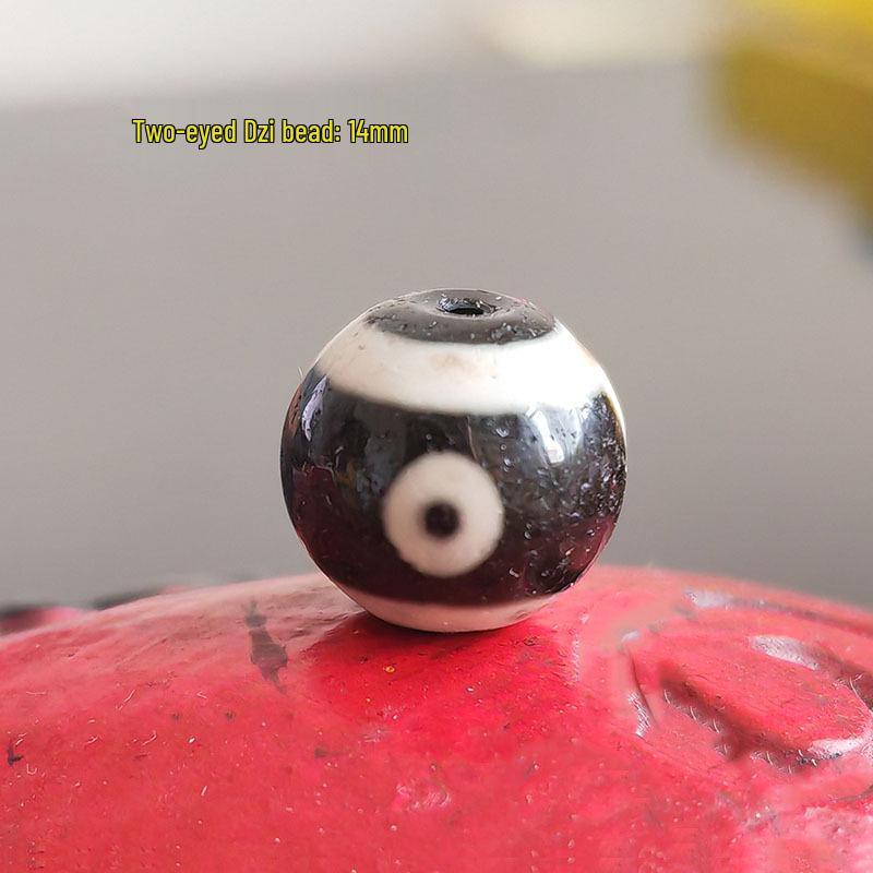 

Браслет из бусин Дзи с тремя глазами: Подлинный тибетский агат, подвеска с буддийскими бусинами для DIY мужской и женской ключичной цепочки.