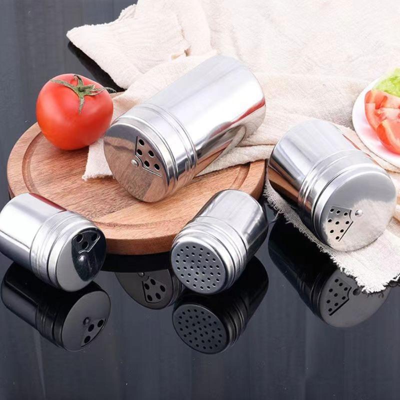 Stainless Steel Spices Storage Jar Kitchen Spices Tool Fashion Seasoning Container Suitable for Cooking Enthusiasts