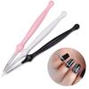 3Pcs Nail Art Brushes Set, Liner Striping Fine Detail Drawing Brush with Gourd-Shaped Handle for Acrylic & Gel Nail Design