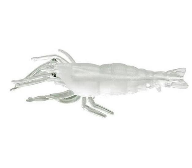 Набор мягких светящихся приманок  Креветка  для пресноводной и морской рыбалки: Окунь, Желтоперка, Скумбрия