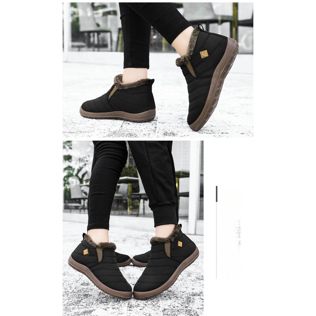 Cotton Boots, Snow Boots, Oversized Warm Boots with Thick Fleece Cotton Boots, High Top Cold Resistant Boots