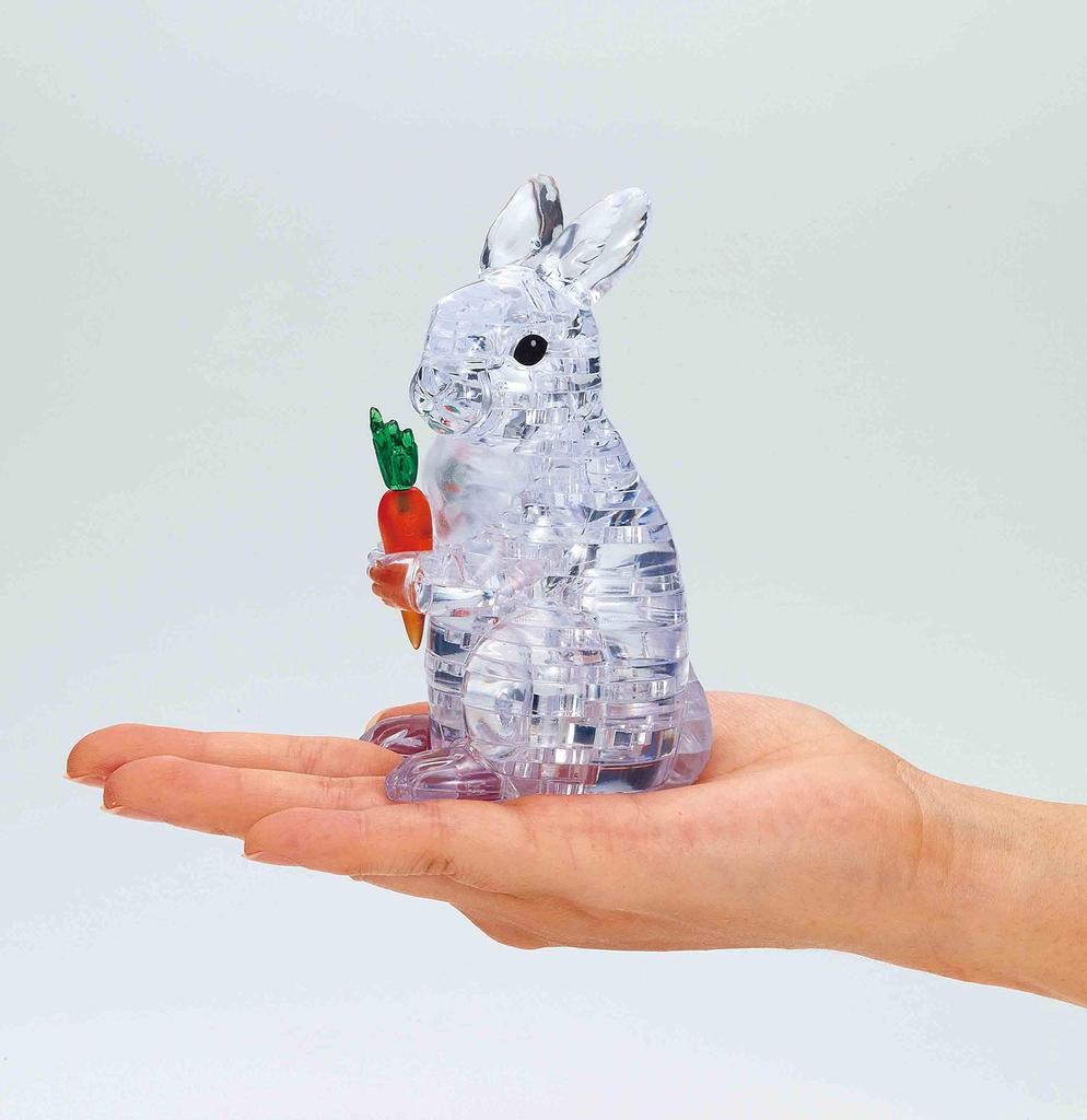 Crystal Puzzle Rabbit Clear 50233