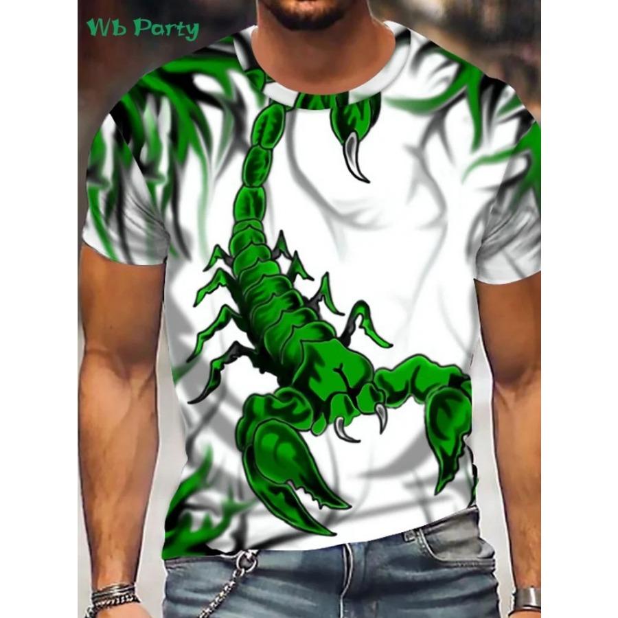New American T-shirt Crew Neck Sports Top Short Sleeve Printed Slim Fit 6XL