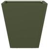 Olive Green Plant Pot 30x30x30 Cm Steel
