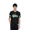 Palace Starter Striped Logo Print Short Sleeve T-Shirt Unisex Tops Black PAL-FW22-146