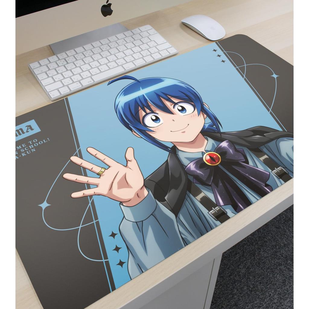 Welcome to Demon Original Illustration of Suzuki Iruma Black Coordinate Desk Mat School! Iruma-kun Ver. Multi-Function