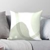 Calm Green Shapes Square Pillowcase Polyester Linen Velvet Printed Zip Decor Pillow Case Home Cushion Cover 45x45