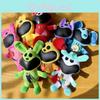 Poppy Playtime Smiling Critters Keychain With Plush Animal Pendant For Collectors And Gift Givers