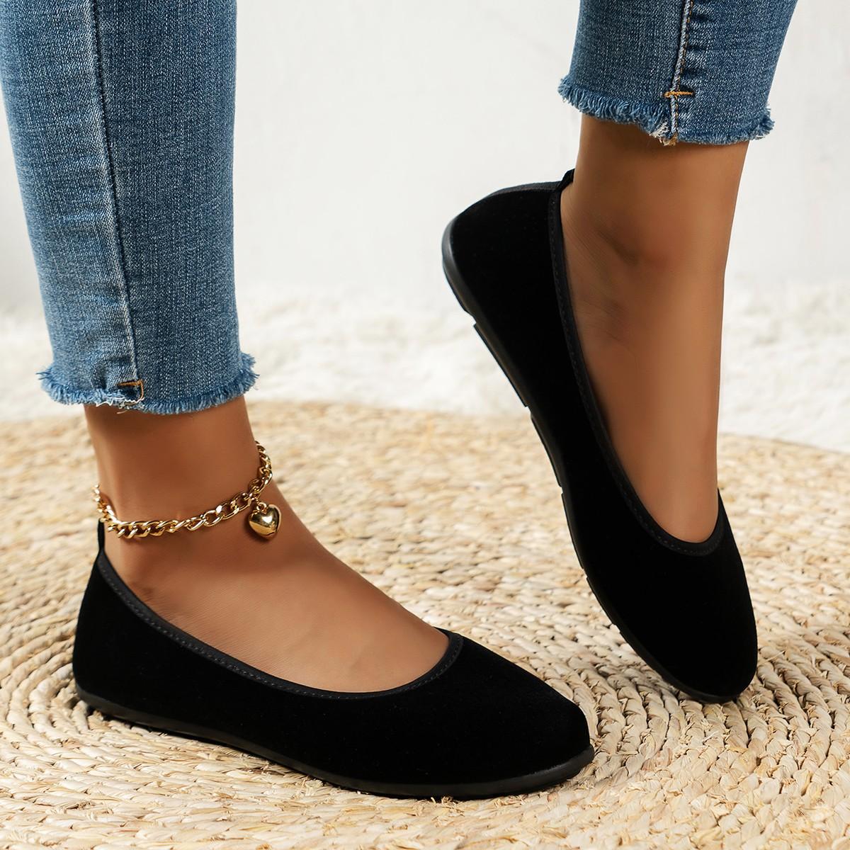 

Эластичные вязаные балетки, слипоны для женщин, летние дышащие мягкие лоферы, женская легкая повседневная обувь, размеры 36-43 43 чёрный