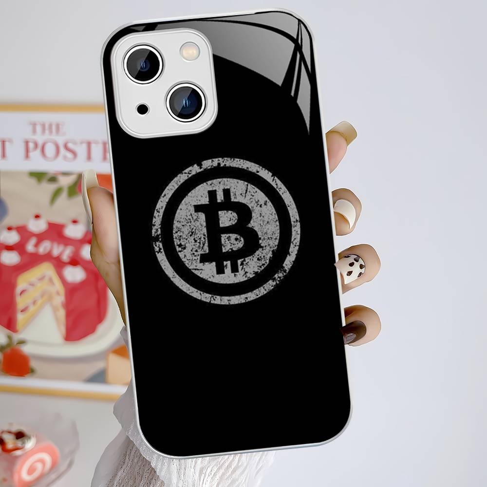Bitcoin Tempered Glass For Iphone 14 13 12 11 Pro Mini XS MAX 14Plus X XS XR Cover