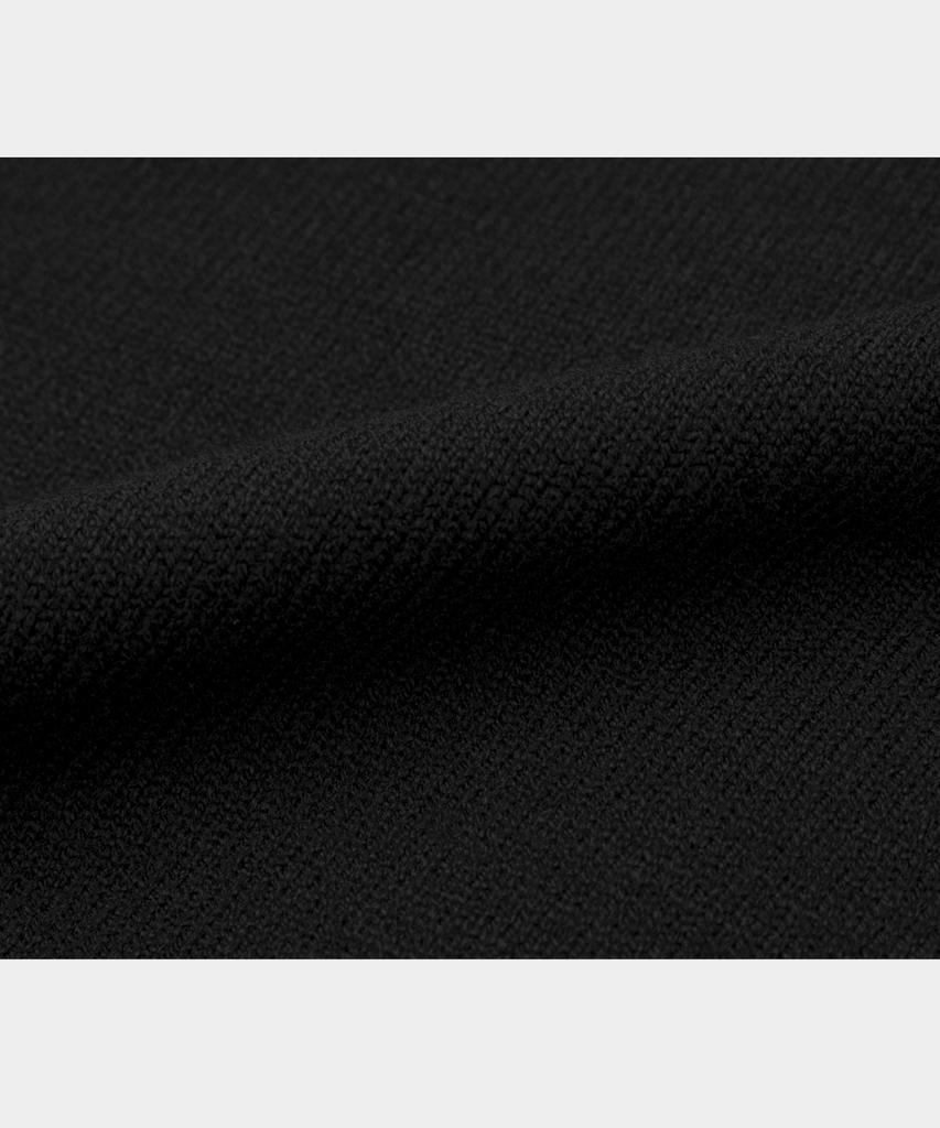 LETTERCOMO Essential Daily Round Knit Black