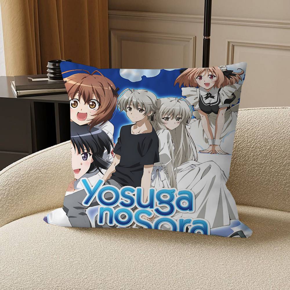

Anime Y-Yosuga no Sora pillow cover sofa cushion cover home room decoration children gift 12x12Inch