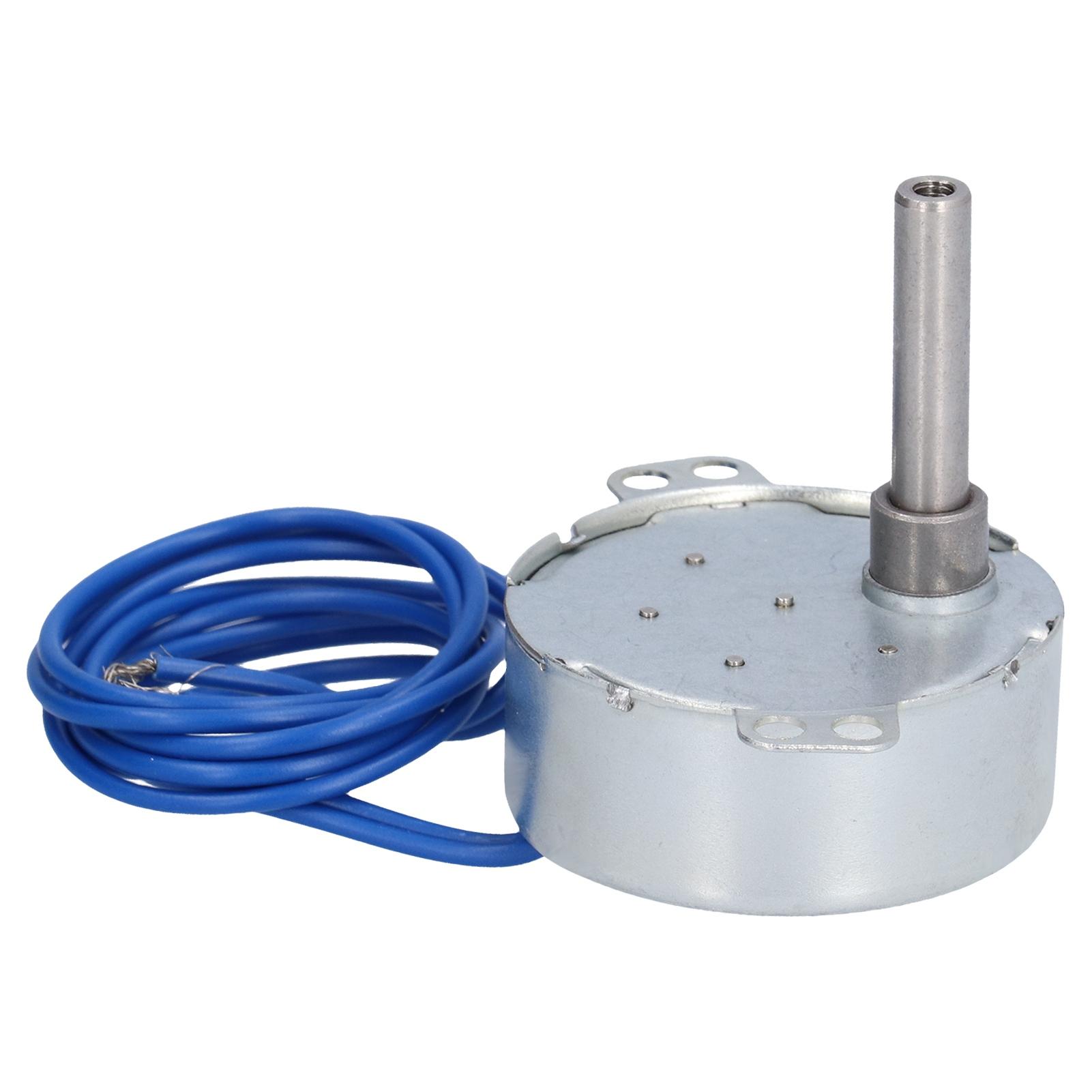 

2Pcs Synchronous Motor Synchron Mini 56RPM Low Speed 4W CW Rotatio Set AC100127V TYC