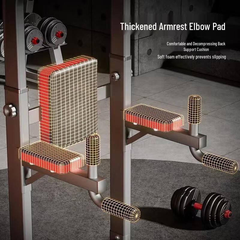 WEZHO Multi-functional Floor-Standing Pull-Up & Dip Station