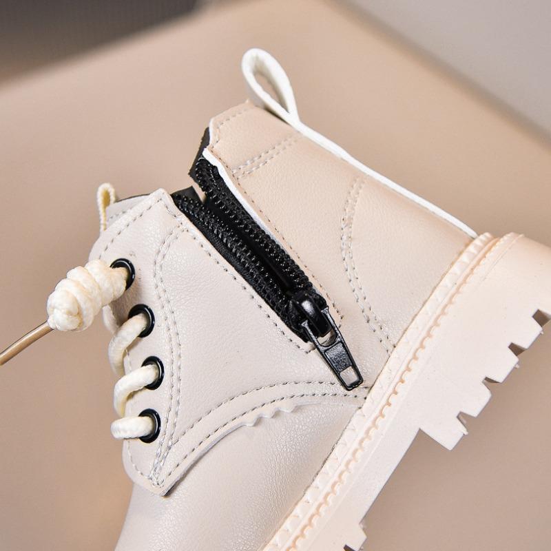 New Children's Soft-Sole Martin Boots | Stylish Yellow Boots for Boys & Girls, Side-Zipper Boots for Toddlers & Young Kids