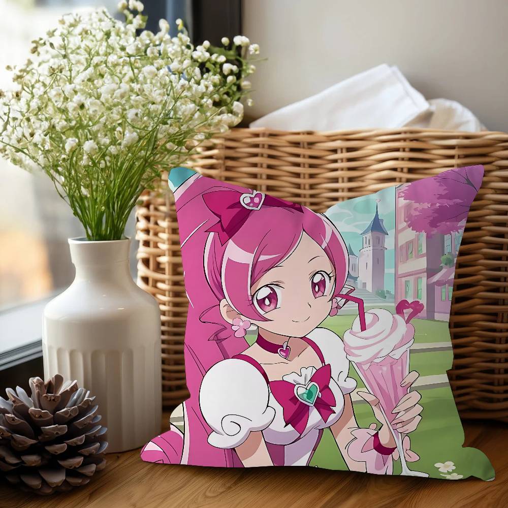 P-Pretty C-Cure Pink Cushion Cover Pillowcase Upholstery Sofa Throw Pillow Home Decor Pillowcas