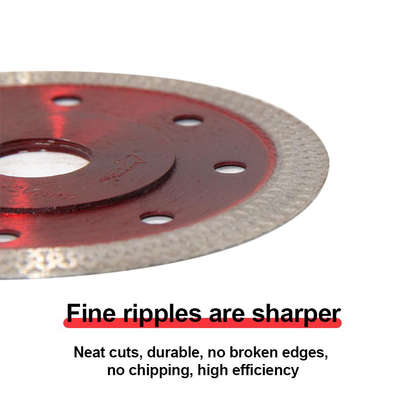 105*10*20 Diamond X-mesh Corrugated Saw Blade Ceramic Tile Marble Angle Grinder Tool Accessory Quartz Stone Cutting Blade