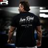 Gym Men T-Shirt CHAMPIOM Print Short Sleeved Muscular Men CBUM Cotton T Shirt CBUM Fitness Joggers Tees CBUM Women Tshirt Summer