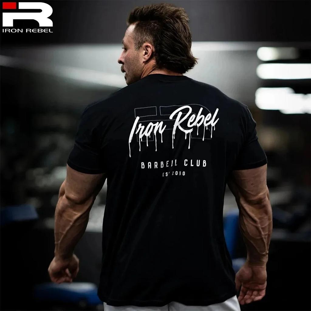 Gym Men T-Shirt CHAMPIOM Print Short Sleeved Muscular Men CBUM Cotton T Shirt CBUM Fitness Joggers Tees CBUM Women Tshirt Summer