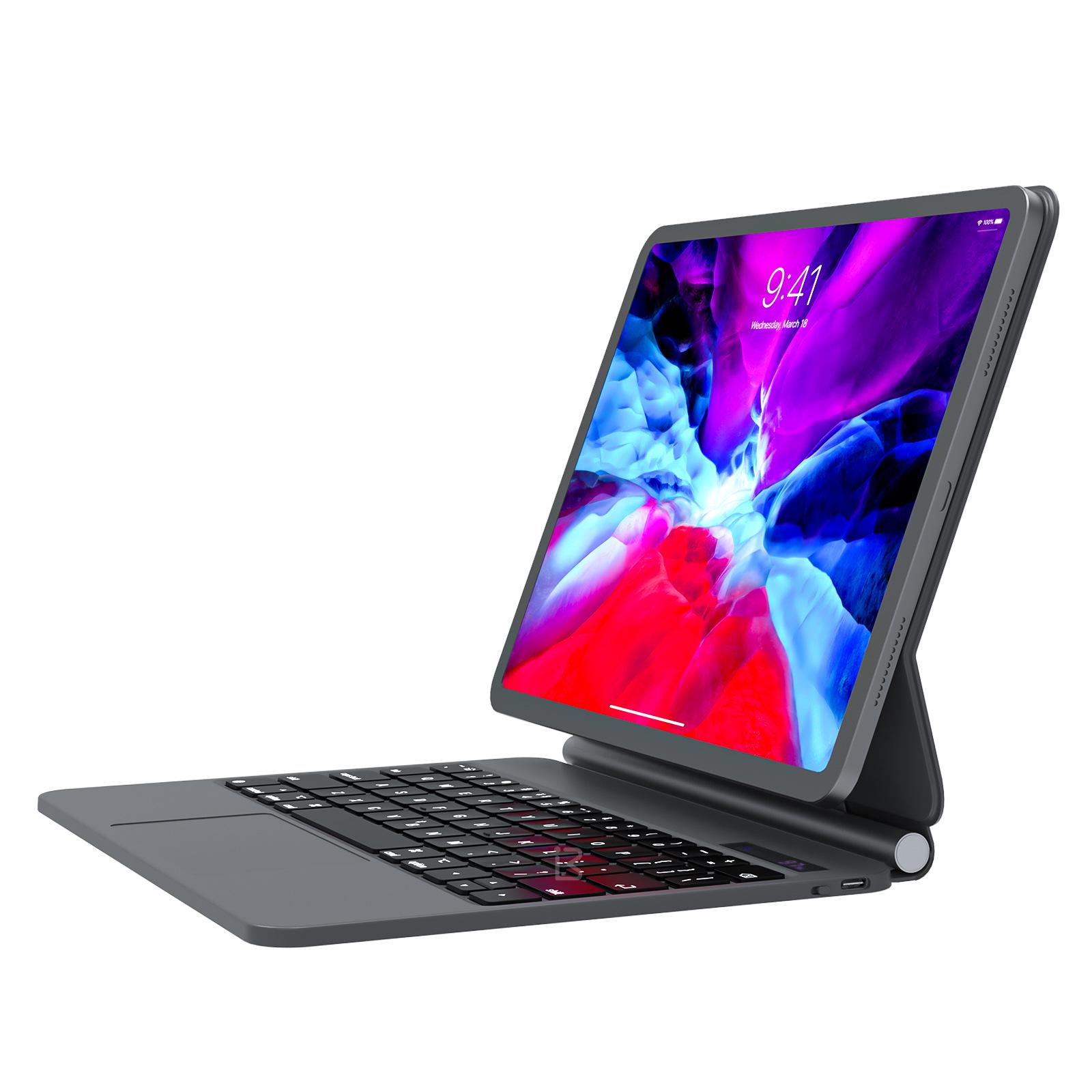 

BENWIS iPad Pro 12.9 Keyboard Case with Bluetooth Magnetic Touchpad iPad Pro 11 2024 чёрный