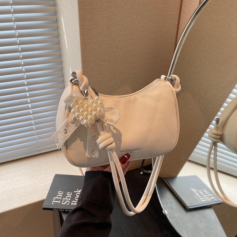 High-end small bag women's summer new fashion niche messenger bag one shoulder underarm dumpling bag