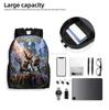 3Pcs Set Kids School Backpack With Lunch Bag & Pencil Bag,Cartoon Fortnite School Bags For Age 5-10,Lightweight For Boys Girls