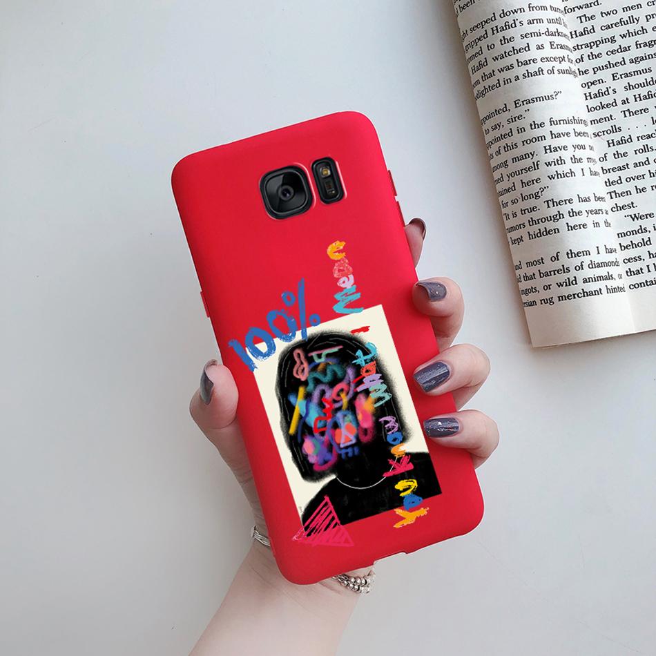 Cute Cat Cactus Silicone Case For Samsung Galaxy S6 Edge S7 Edge Cover Soft Slim Funda For Samsung S6 S7 Edge S6edge S7edge Case