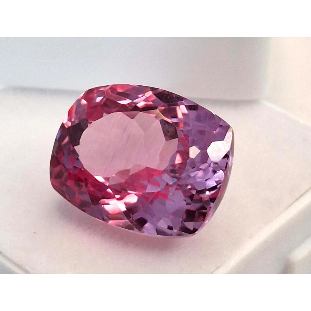 Fabulous Pink Morganite Natural Cushion Cut 10-12 Ct Certified Loose Gemstone