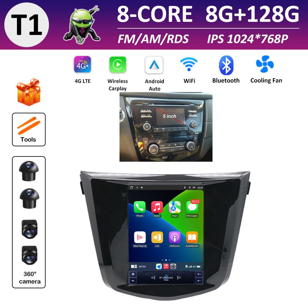 Bluetooth for Nissan Qashqai J11Nissan X-Trail 3 T32 2013 2014 2015 2016 2017 Android OS IPS Touch Screen Auto Tools No 2 Din 4G