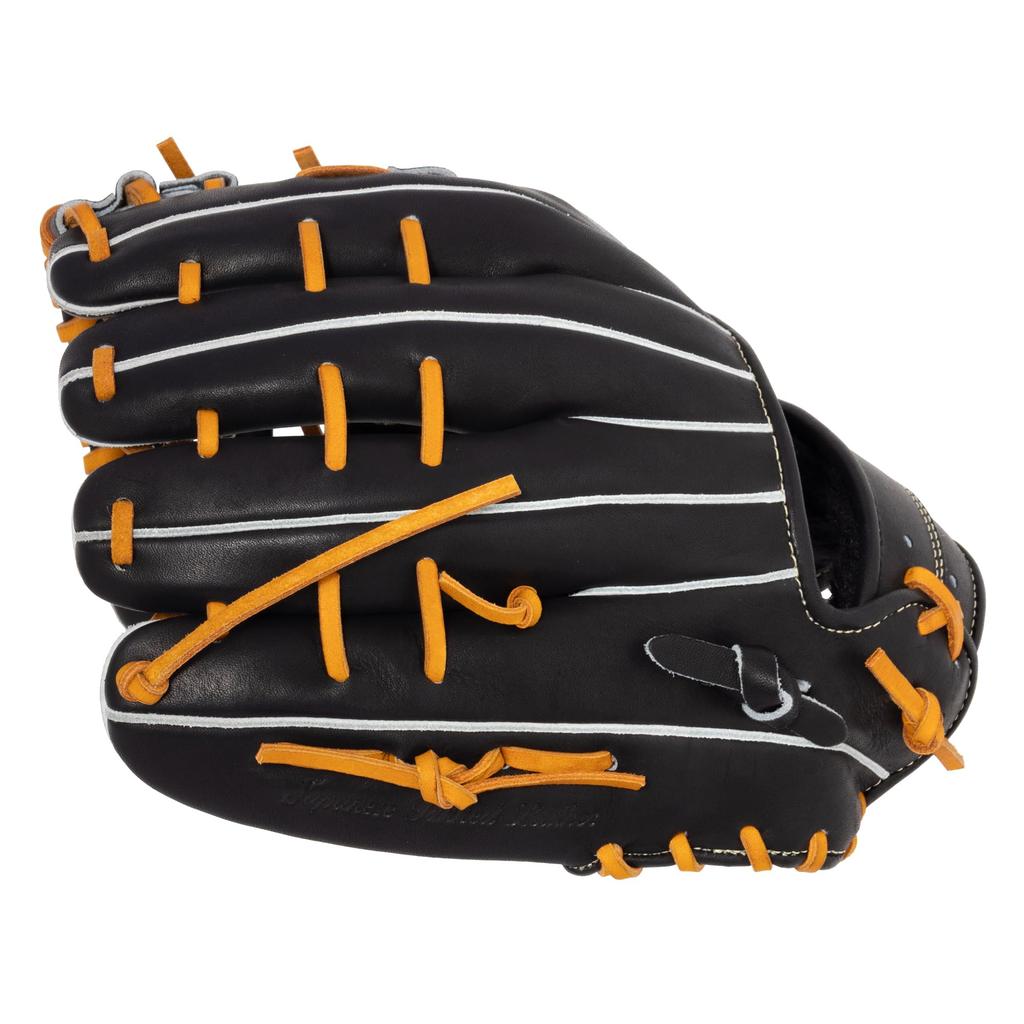ZETT Neo Status Softball Sosuke Genda Player for Second and Black X Oak Size 4 Glove, Type, Shortstop, Right-Handed Throw, Brown, (BRG312640)