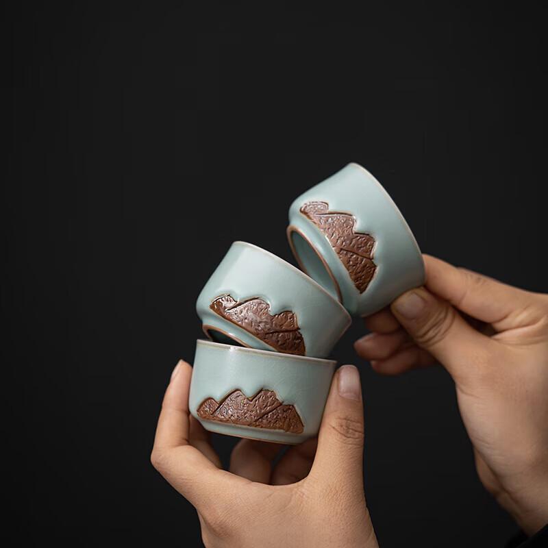 Sushih Ru Kiln Crackle Glaze Gongfu Tea Set