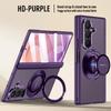 For Magsafe Magnetic Metal Rotate Holder Tempered Glass Film Protect Case for Samsung Galaxy Z Fold 8 Ultra Spring Hinge Cover