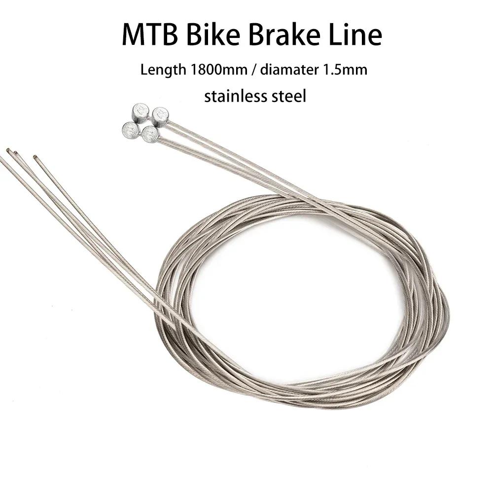 ZTTO 4pcs Bicycle Stainless Steel Shift Brake Inner Line MTB Road Bike Shifter Derailleur Shifting Brake Wire Cable Line 2100mm
