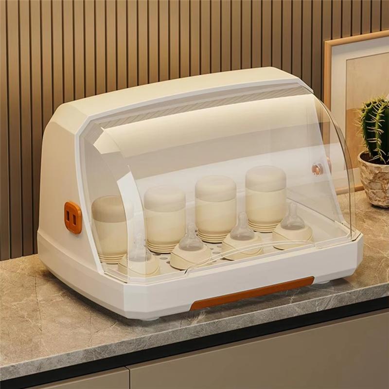 Practical-Milk Bottles With Large Drying Rack And Storage Box For Kitchen Countertops And Cabinets, Ideal For Home Organization