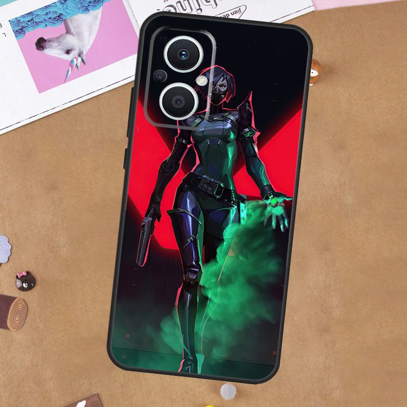 Valorant Game For OPPO Reno 11F 10 11 Pro 4Z 5Z 8T 4 5 6 7 8 Lite OPPO Find X3 X6 Pro X2 Neo X5 Lite Case