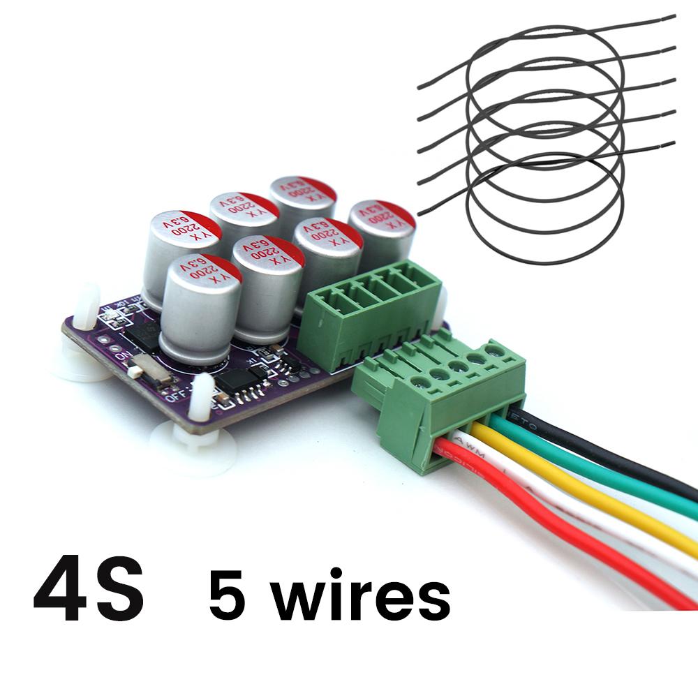 3S 4S 6S 8S 17S 6A Active Equalizer Whole Group Balancer Lifepo4 Lithium Active Battery Energy Transfer Equalization Capacitor