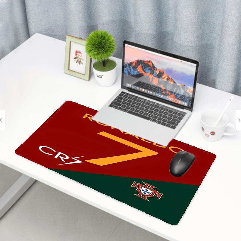 Cristiano Ronaldo Print Mouse Pad, Anti‑Slip Desktop keyboard Mat, for PC Laptop Gaming Working Daily Use, Cool Festival Surprise Gift