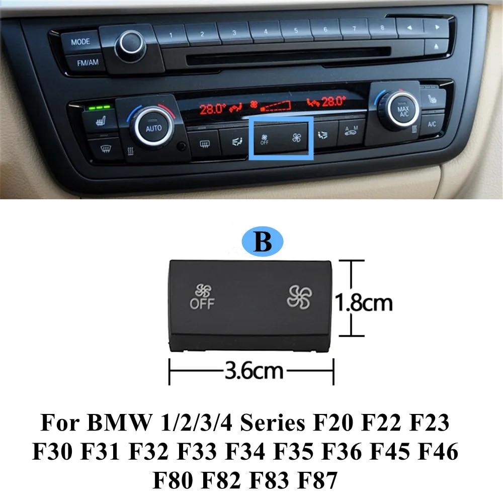 Auto Heizung Klimasteuerung Windstärke Klimaanlage Schalter AC Tasten Kappen Für BMW F20 F30 F35 F80 F25 F26 E70 E84 E90
