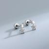 Neue Mode Herz Ohrstecker für Damen Hypoallergen Schraubverschluss Knorpel Helix Ohrring Mädchen Piercing Zubehör Schmuck Geschenke