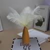White Ostrich Feathers 15-80cm for Lighting, Wedding Aisle Decor, Photo Props, and Vase Ornaments