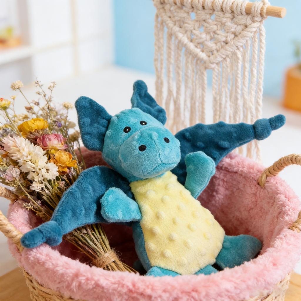 Plush Squeaker Dog Toys, Pet Chew Toys Dog Plush, Squirrel Animal Toys Interactive Toys Teething Toys For Puppies