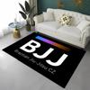 Tappeto Japanese B-Bjj Mma Guerriero di Jiu-Jitsu, Tappeto per Soggiorno Camera da Letto Divano Zerbino Decorazione, Tappetino Antiscivolo per Bambini Alfombra
