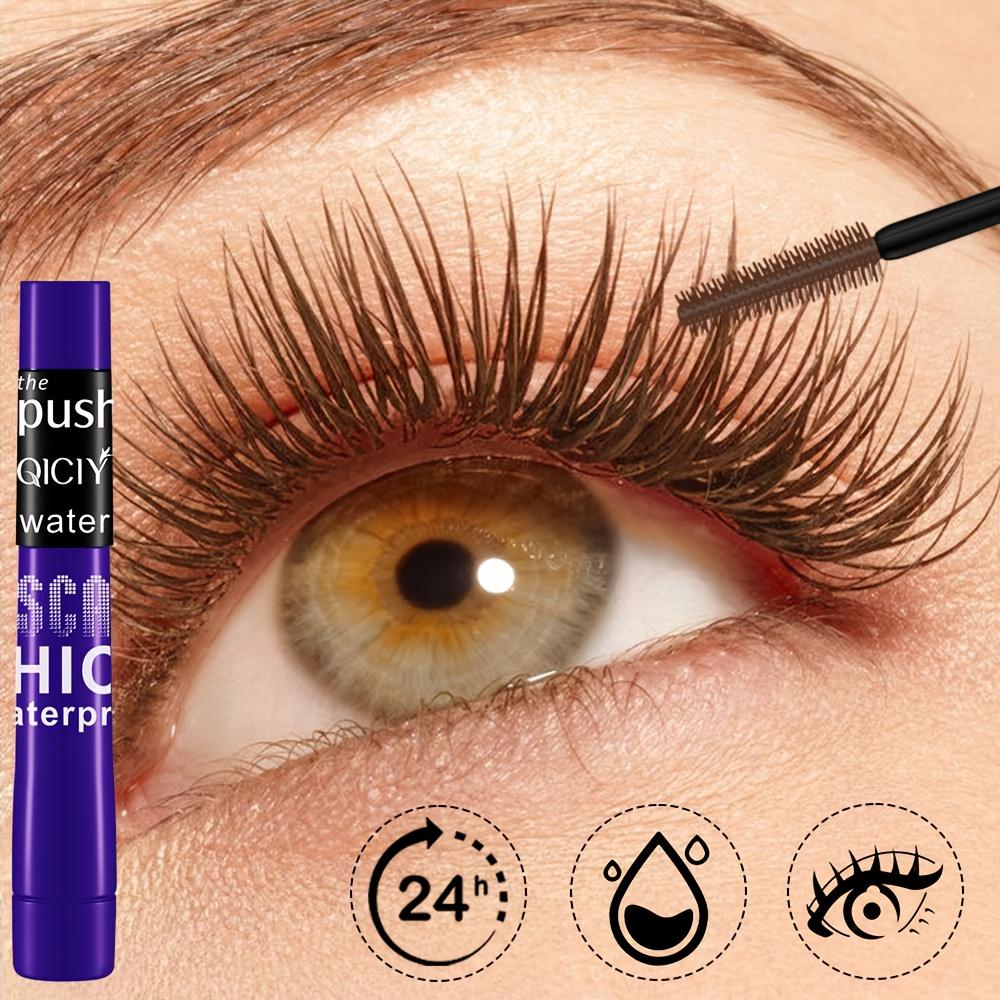 Two-Color Curling Volumizing Mascara, Natural Lengthening, Long-Lasting, Black & Brown. Anti-Fade, Anti-Clumping, Quick-Drying, Easy To Apply