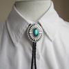 Catena Camicia Retros Collare Bolo Corda Collana in Pelle Cravatta Cravatta da Uomo d'Affari per Uomini alla Moda
