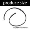 Universal Roof Rack Channel Seal Flexible Rubber Strips Waterproof For Sedans Crossovers And Family Vehicles