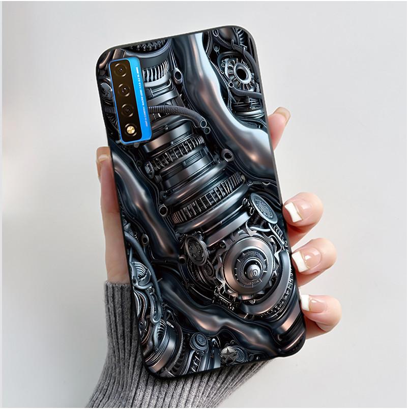 Casing For TCL 20 20S 20 Pro 5G 20L Plus 20L+ Case Luxury Dragon Cute Cool Boys Girls Black Soft Silicone Phone Case Back Cover
