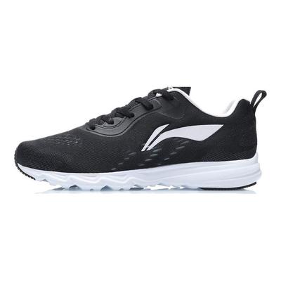 Li Ning Versatile Mesh, Textile Cushioning Slip Resistant Breathable Lightweight Low Top Running Shoes Women's Black ARBR006-1