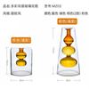 Simple Stained Glass Creative Double Glass Transparent Vase Personality Desktop Decoration Hydroponic Flower Device