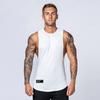 Muscleguys Men's Running Vests Summer Cotton Gym Clothing O-Neck Fitness Tank Tops Casual Jogging Bodybuilding Sleeveless T-Shirts